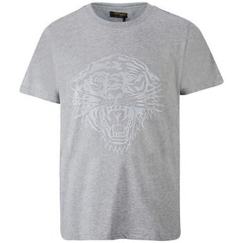 Υφασμάτινα Άνδρας T-shirt με κοντά μανίκια Ed Hardy - Tiger glow t-shirt mid-grey Grey