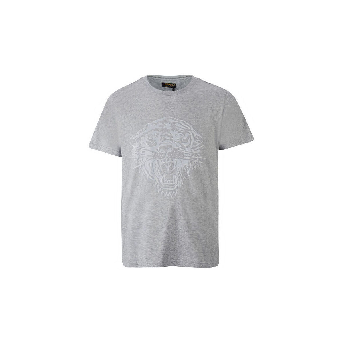 Υφασμάτινα Άνδρας T-shirt με κοντά μανίκια Ed Hardy Tiger glow t-shirt mid-grey Grey