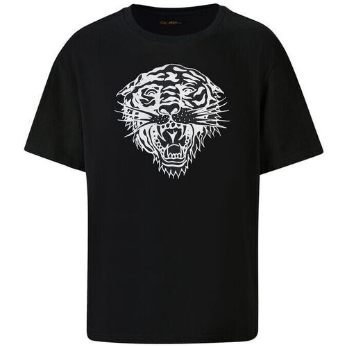 Υφασμάτινα Άνδρας T-shirt με κοντά μανίκια Ed Hardy Tiger-glow t-shirt black Black