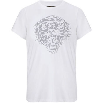 Υφασμάτινα Άνδρας T-shirt με κοντά μανίκια Ed Hardy - Tiger-glow t-shirt white Άσπρο