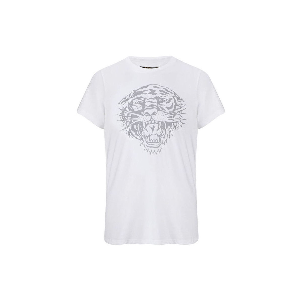 Υφασμάτινα Άνδρας T-shirt με κοντά μανίκια Ed Hardy Tiger-glow t-shirt white Άσπρο