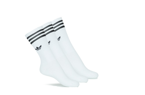 Εσώρουχα High socks adidas Originals SOLID CREW SOCK X3 Άσπρο