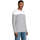 Υφασμάτινα Άνδρας Μπλουζάκια με μακριά μανίκια Sols Matelot camiseta hombre manga larga Άσπρο