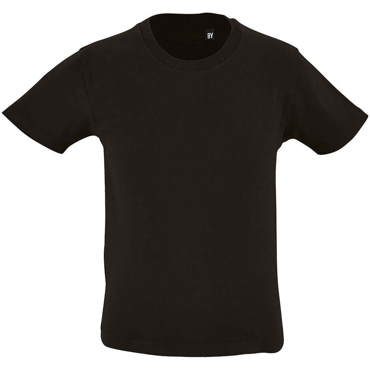 Υφασμάτινα Παιδί T-shirt με κοντά μανίκια Sols CAMISETA DE MANGA CORTA Black