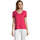 Υφασμάτινα Γυναίκα T-shirt με κοντά μανίκια Sols MOTION camiseta de pico mujer Ροζ