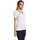 Υφασμάτινα Γυναίκα T-shirt με κοντά μανίκια Sols MOTION camiseta de pico mujer Άσπρο