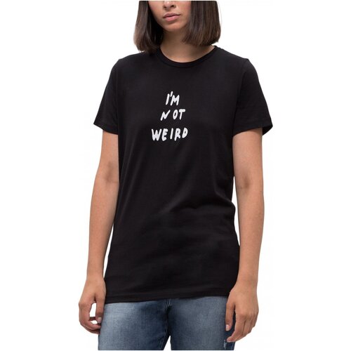 Υφασμάτινα Γυναίκα T-shirts & Μπλούζες Diesel T-FLAVIA-B Black