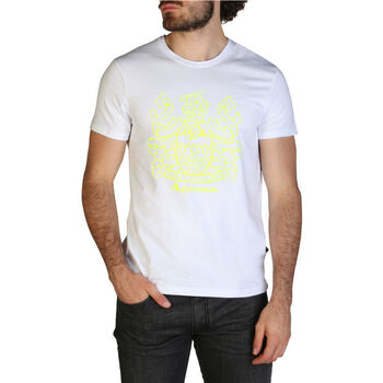 Υφασμάτινα Άνδρας T-shirt με κοντά μανίκια Aquascutum - qmt019m0 Άσπρο
