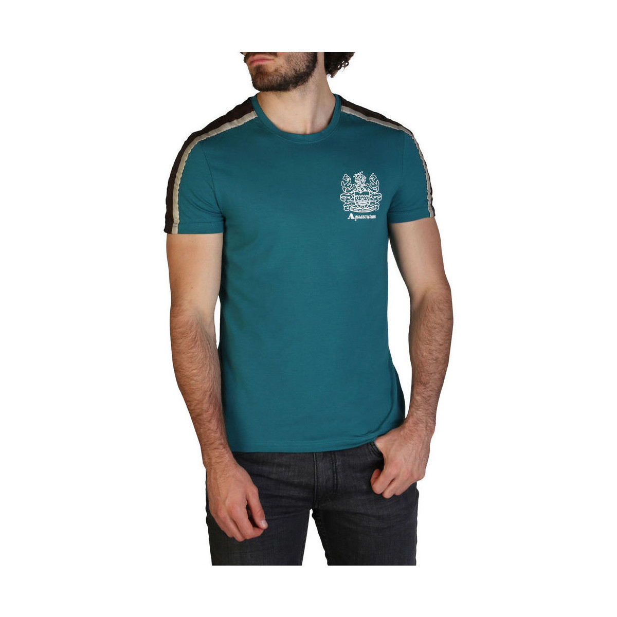 T-shirt με κοντά μανίκια Aquascutum – qmt017m0
