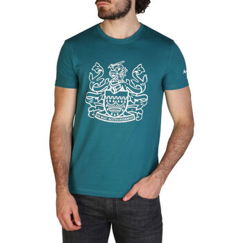 Υφασμάτινα Άνδρας T-shirt με κοντά μανίκια Aquascutum - qmt002m0 Green