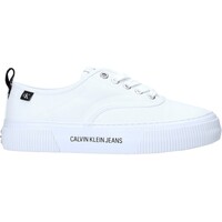 Παπούτσια Γυναίκα Χαμηλά Sneakers Calvin Klein Jeans YW0YW00054 Άσπρο