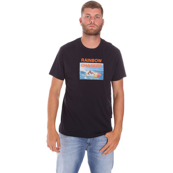 Υφασμάτινα Άνδρας T-shirt με κοντά μανίκια Sundek M047TEJ7800 Μαύρος