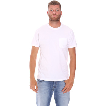 Υφασμάτινα Άνδρας T-shirt με κοντά μανίκια Sundek M050TEJ9300 λευκό