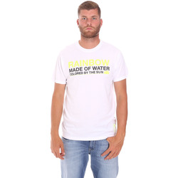 Υφασμάτινα Άνδρας T-shirt με κοντά μανίκια Sundek M058TEJ7800 λευκό