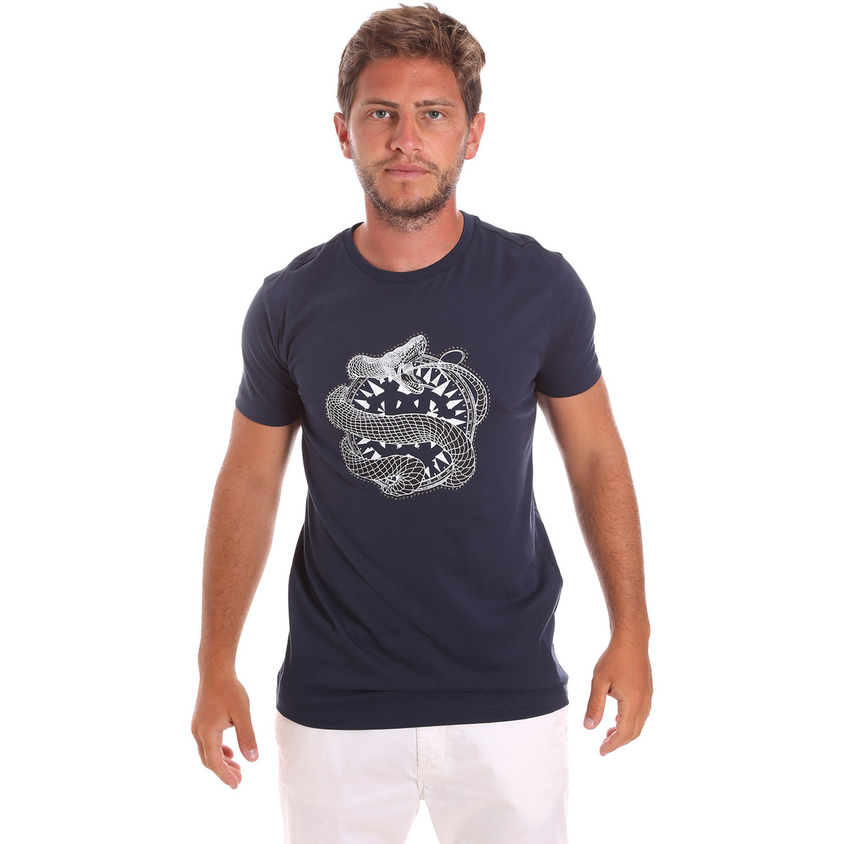 T-shirt με κοντά μανίκια Roberto Cavalli HST64B