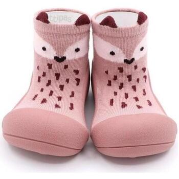 Παπούτσια Παιδί Σοσονάκια μωρού Attipas Endangered Animal Fox - Pink Ροζ