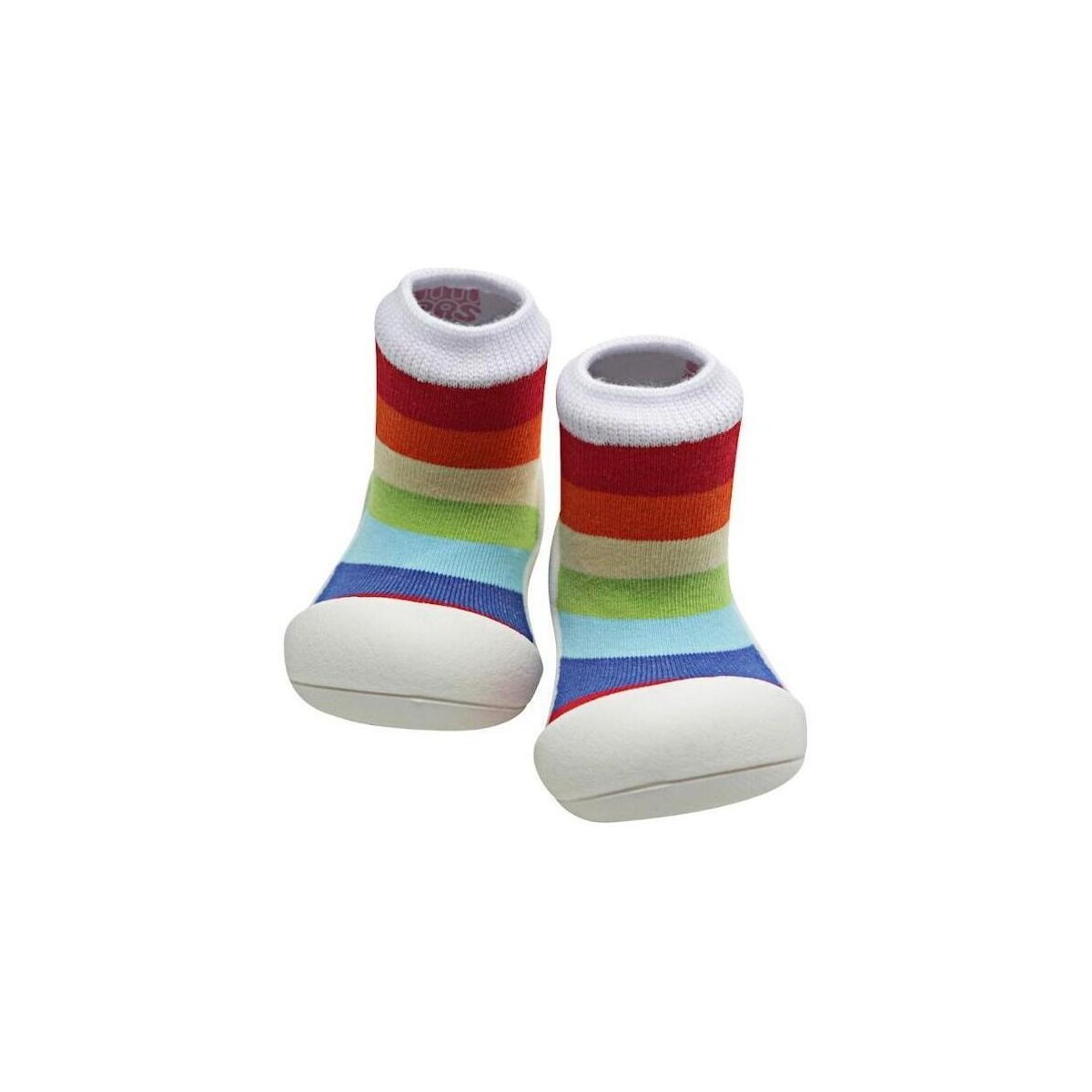 Παπούτσια Παιδί Σοσονάκια μωρού Attipas Rainbow - White Multicolour