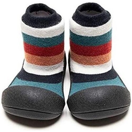 Παπούτσια Παιδί Σοσονάκια μωρού Attipas New Rainbow - Black Multicolour