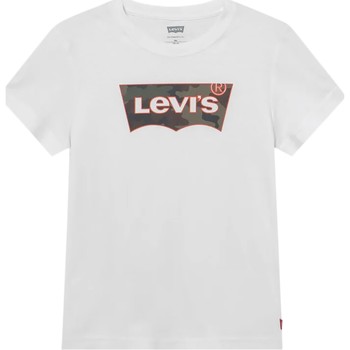 Υφασμάτινα Παιδί T-shirt με κοντά μανίκια Levi's 169168 Άσπρο