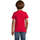 Υφασμάτινα Παιδί T-shirt με κοντά μανίκια Sols REGENT FIT CAMISETA MANGA CORTA Red