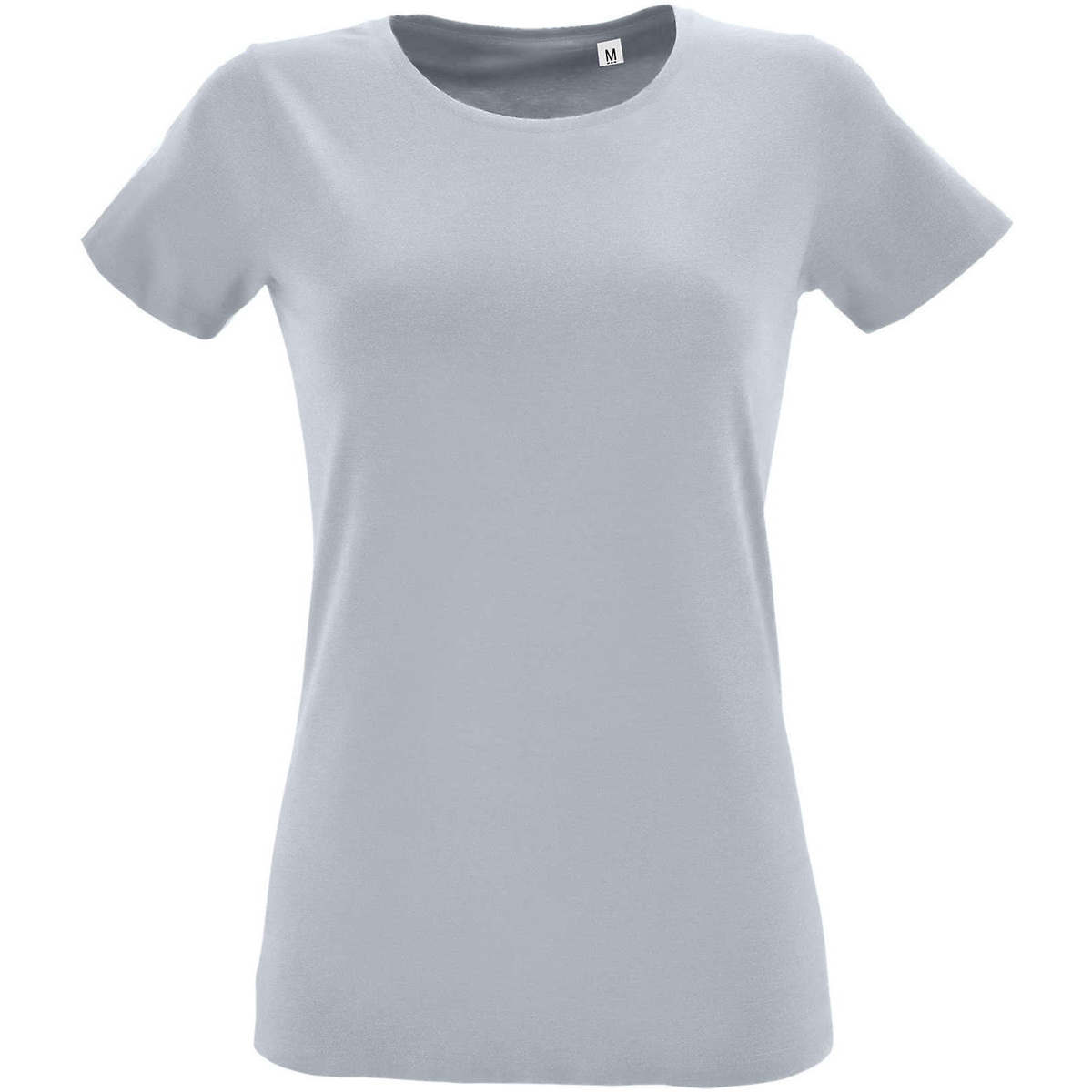 Υφασμάτινα Γυναίκα T-shirt με κοντά μανίκια Sols REGENT FIT CAMISETA MANGA CORTA Grey
