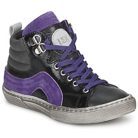 Παπούτσια Αγόρι Ψηλά Sneakers Little Mary OPTIMAL Black / Violet