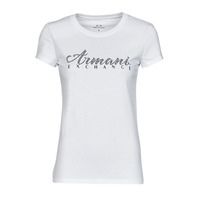 Υφασμάτινα Γυναίκα T-shirt με κοντά μανίκια Armani Exchange 8NYT91 Άσπρο
