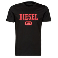 Υφασμάτινα Άνδρας T-shirt με κοντά μανίκια Diesel T-DIEGOR-K46 Black