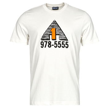 Υφασμάτινα Άνδρας T-shirt με κοντά μανίκια Diesel T-DIEGOR-K46 Άσπρο