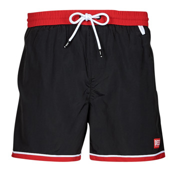 Υφασμάτινα Άνδρας Μαγιώ / shorts για την παραλία Diesel BMBX-WAVE-B Black / Red