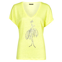 Υφασμάτινα Γυναίκα T-shirt με κοντά μανίκια One Step MANON Yellow