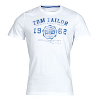 Υφασμάτινα Άνδρας T-shirt με κοντά μανίκια Tom Tailor 1008637 Άσπρο