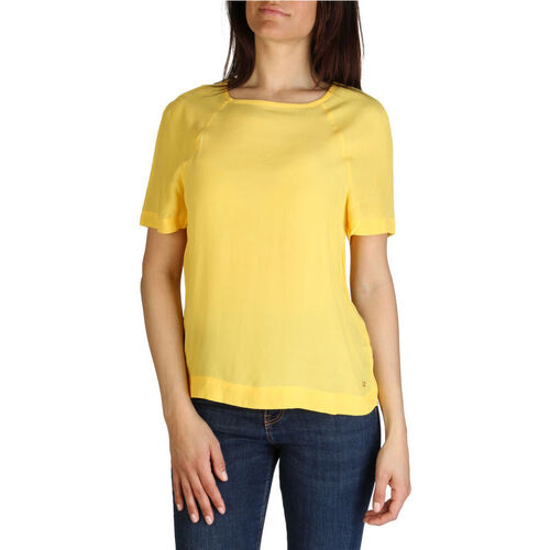 Υφασμάτινα Γυναίκα T-shirt με κοντά μανίκια Tommy Hilfiger - xw0xw01059 Yellow
