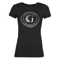 Υφασμάτινα Γυναίκα T-shirt με κοντά μανίκια Guess SS G CREST LOGO R3 Black