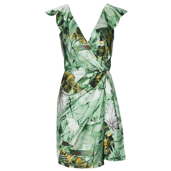 Υφασμάτινα Γυναίκα Κοντά Φορέματα Guess OLIVIA DRESS Μπλέ / Multicolour
