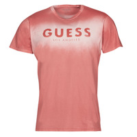 Υφασμάτινα Άνδρας T-shirt με κοντά μανίκια Guess FRANTIC CN SS TEE Red