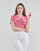 Υφασμάτινα Γυναίκα T-shirt με κοντά μανίκια Replay W3572A Ροζ