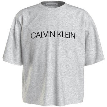 Υφασμάτινα Κορίτσι T-shirt με κοντά μανίκια Calvin Klein Jeans  Grey