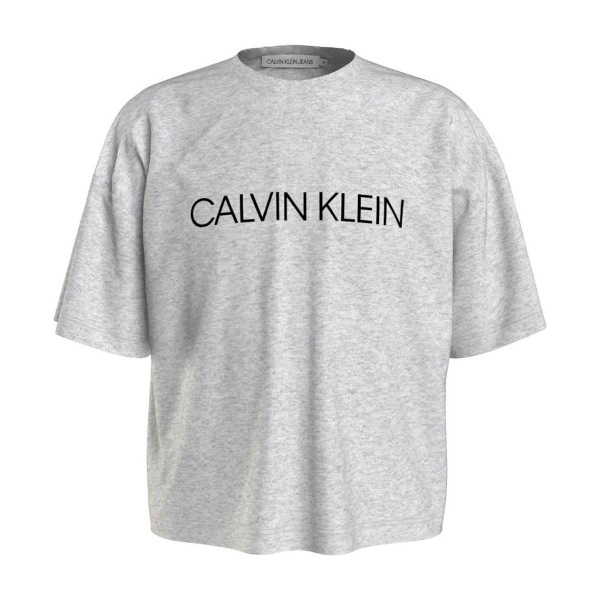 Υφασμάτινα Κορίτσι T-shirt με κοντά μανίκια Calvin Klein Jeans  Grey