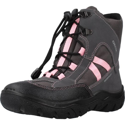 Παπούτσια Κορίτσι Μπότες Geox J CLADY GIRL B WPF Grey