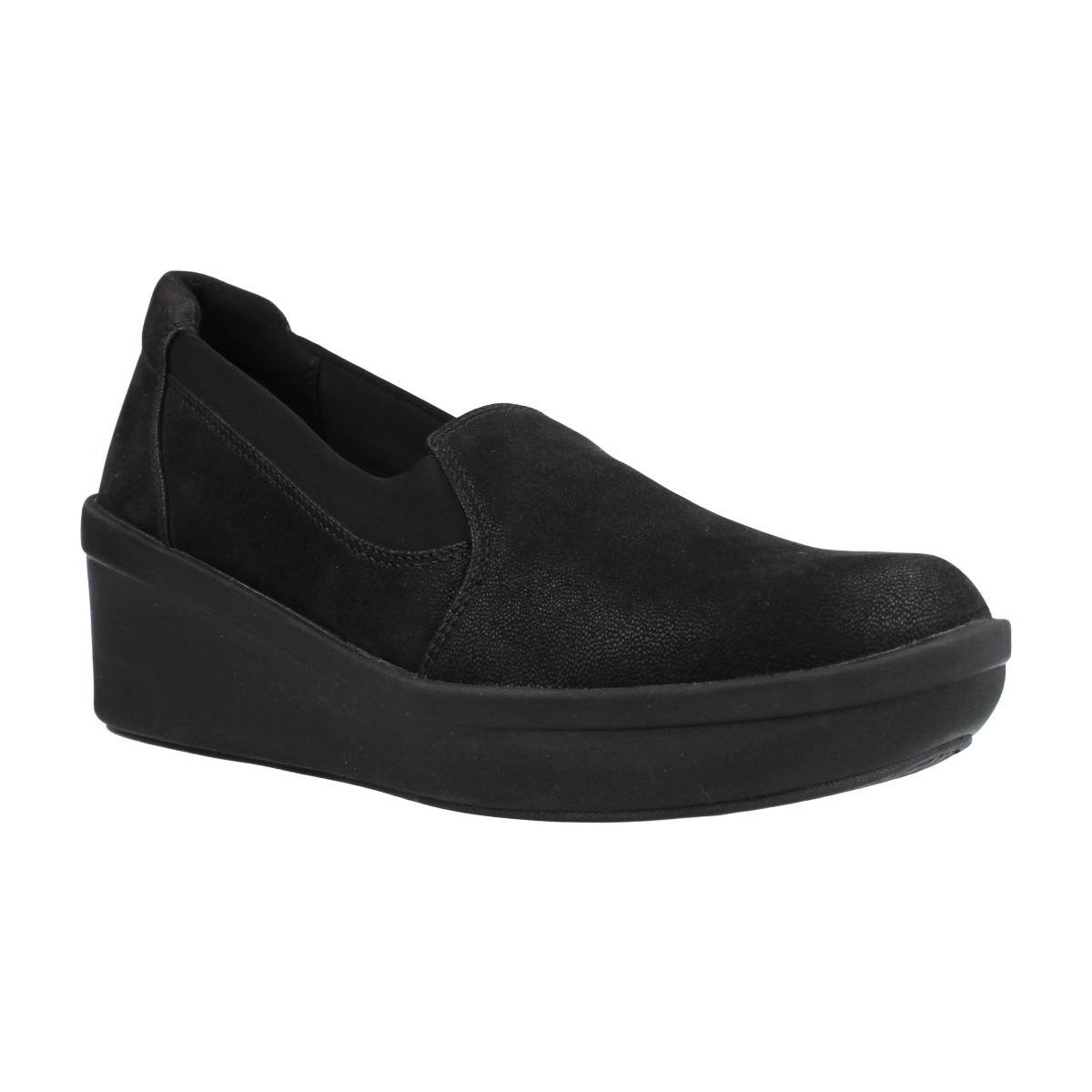 Παπούτσια Μοκασσίνια Clarks STEP ROSE M0ON BLACK Black