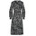 Υφασμάτινα Γυναίκα Μακριά Φορέματα MICHAEL Michael Kors SONORAN PALM KATE DRS Black / Άσπρο