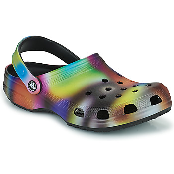 Παπούτσια Σαμπό Crocs CLASSIC CLOG SOLARIZED Black / Multicolore