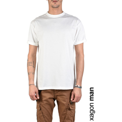 Υφασμάτινα Άνδρας T-shirt με κοντά μανίκια Xagon Man A2108 1Z X0044 Beige