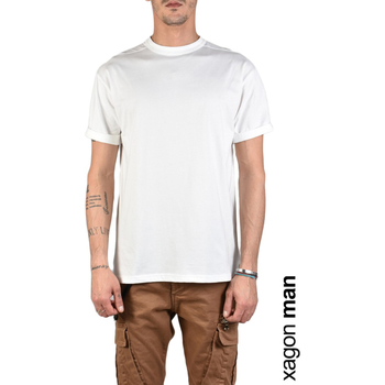 Υφασμάτινα Άνδρας T-shirt με κοντά μανίκια Xagon Man A2108 1Z X0044 Beige