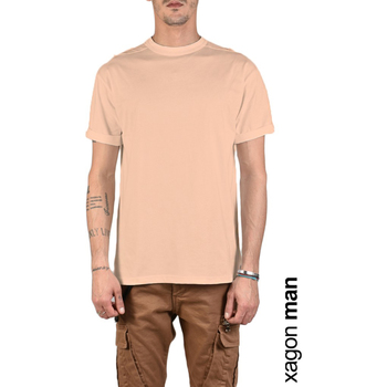 Υφασμάτινα Άνδρας T-shirt με κοντά μανίκια Xagon Man A2108 1Z X0044 Ροζ