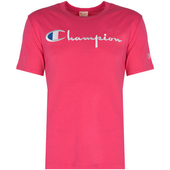 Υφασμάτινα Άνδρας T-shirt με κοντά μανίκια Champion  Ροζ