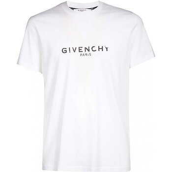 Υφασμάτινα Άνδρας T-shirt με κοντά μανίκια Givenchy BM70K93002 Άσπρο