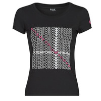 Υφασμάτινα Γυναίκα T-shirt με κοντά μανίκια Emporio Armani EA7 XYLE Black