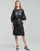 Υφασμάτινα Γυναίκα Κοντά Φορέματα Karl Lagerfeld FAUX LEATHER DRESS Black